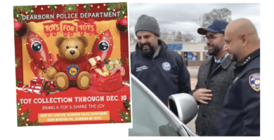 شرطة ديربورن وديربورن هايتس تحتفلان بموسم الأعياد على طريقتهما